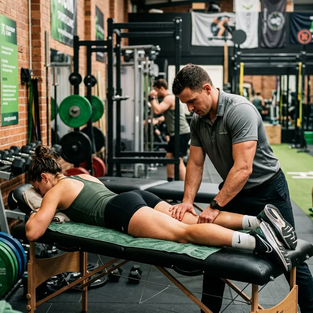 Masaż sportowy — terapia przed i po treningu